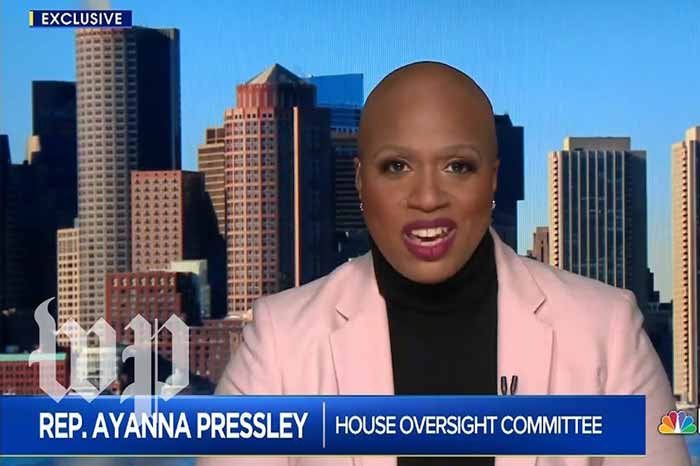 Ayanna Pressley on the news