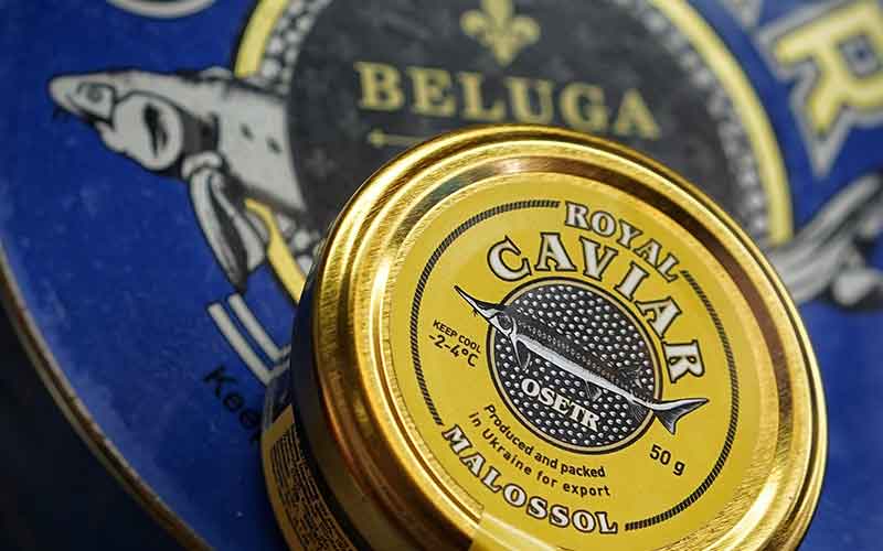 tin of caviar