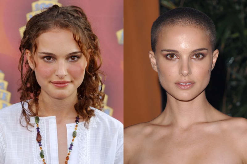 natalie portman shaved head