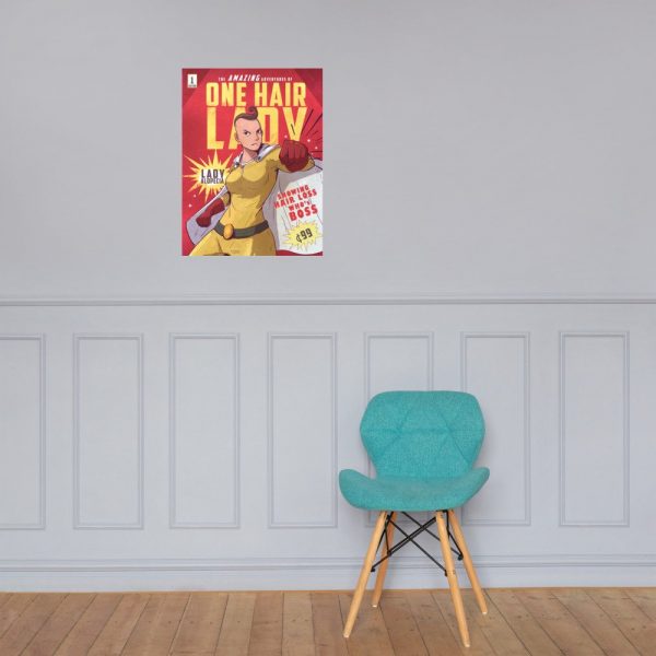 One Hair Lady Poster - Image 5
