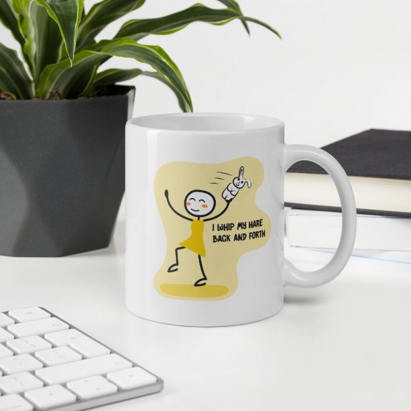 Whip My Hare - Alopecia Pun Mug - Image 4
