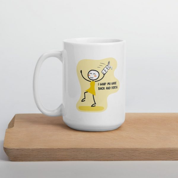 Whip My Hare - Alopecia Pun Mug - Image 5