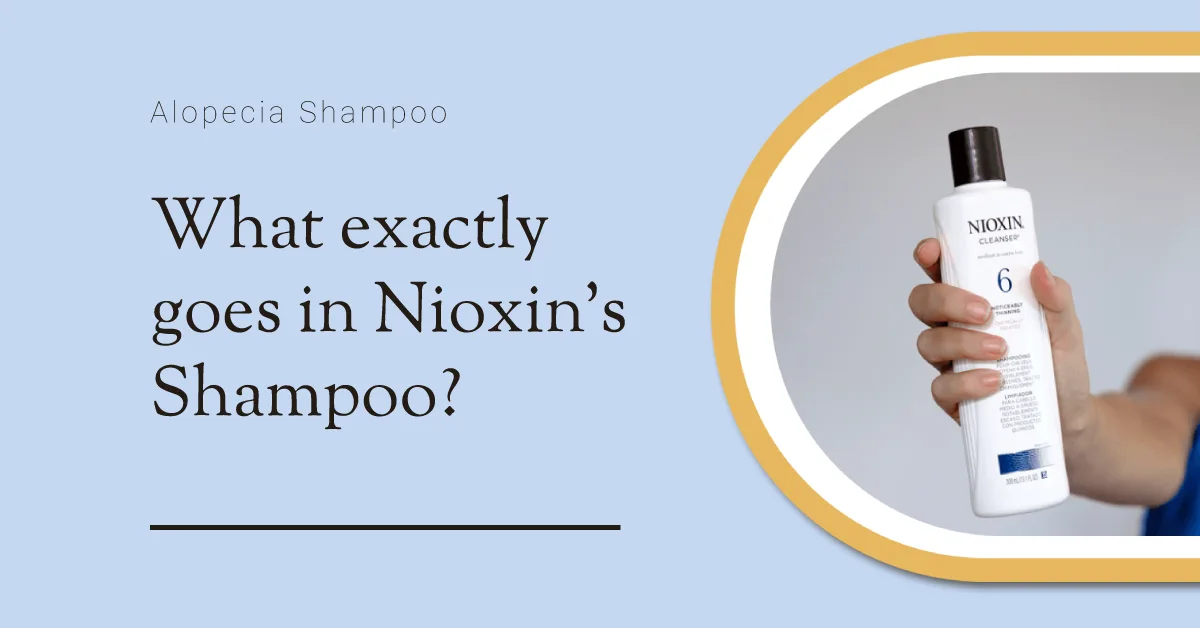 Tidligere Blind motor Nioxin Ingredients: What's Inside Counts - Lady Alopecia