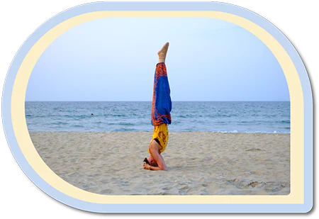 Yoga for alopecia headstand