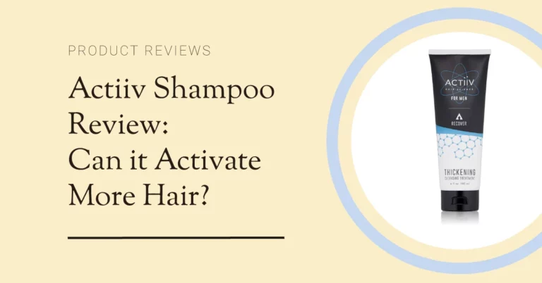 Actiiv Shampoo Review Banner