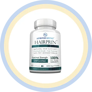 Bottle of hairprin