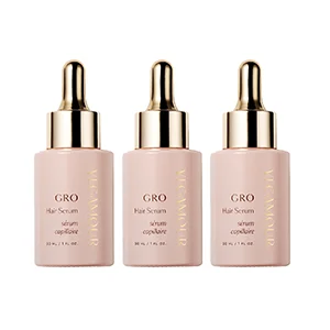 Three bottles of Vegamour serum