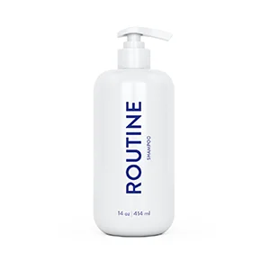 routine shampoo bottle